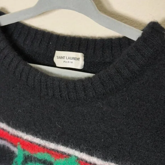 Saint Laurent Paris sweater dinosaur T-Rex sweater SLP Wool Kids Children boys - Picture 3 of 5